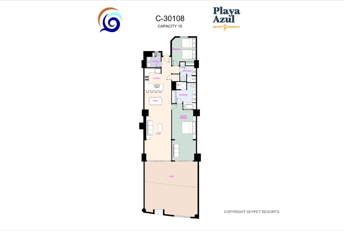 C-30108 | 2 Bedroom Enhanced Patio
