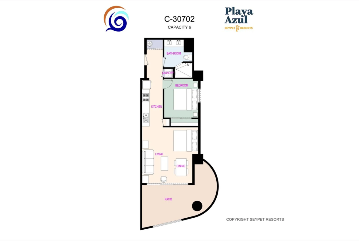 C-30702 | 1 Bedroom