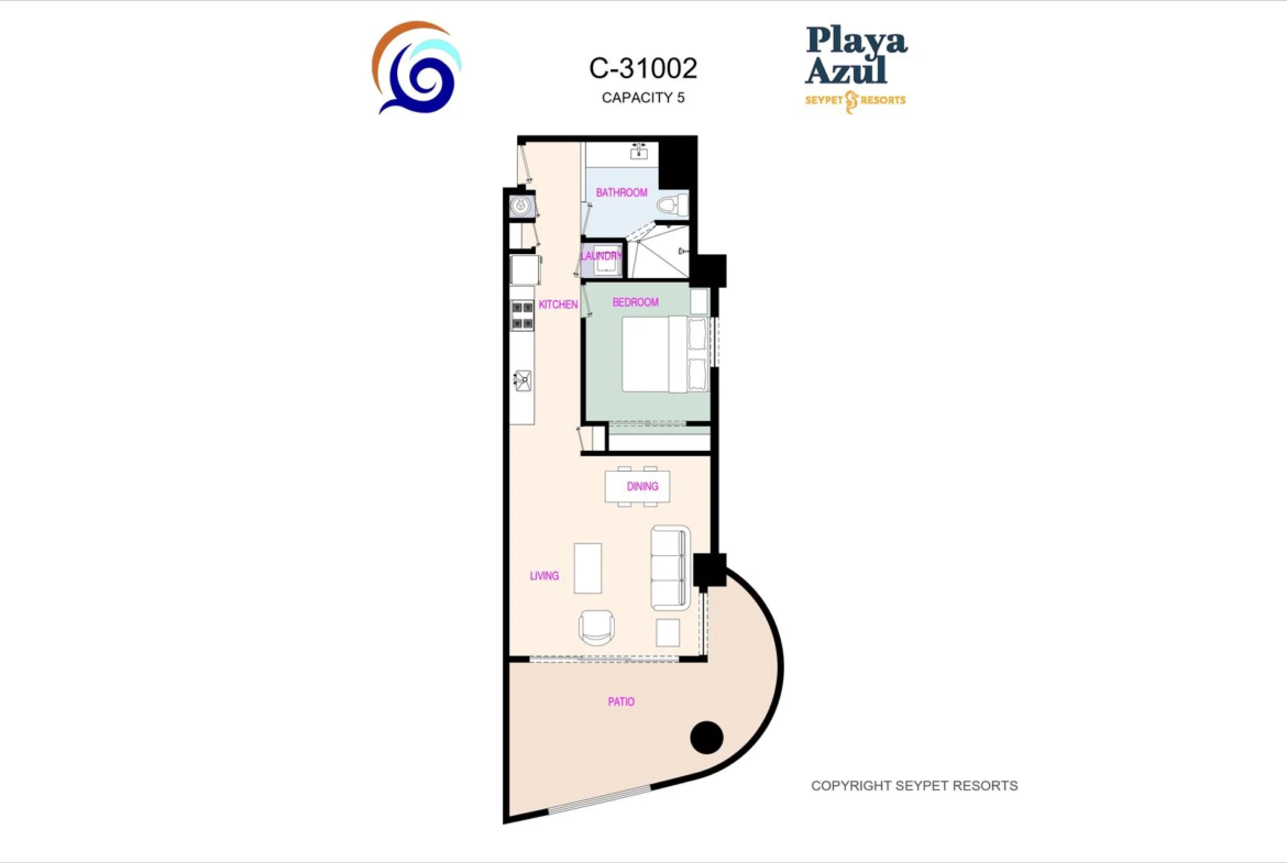 C-31002 | 1 Bedroom