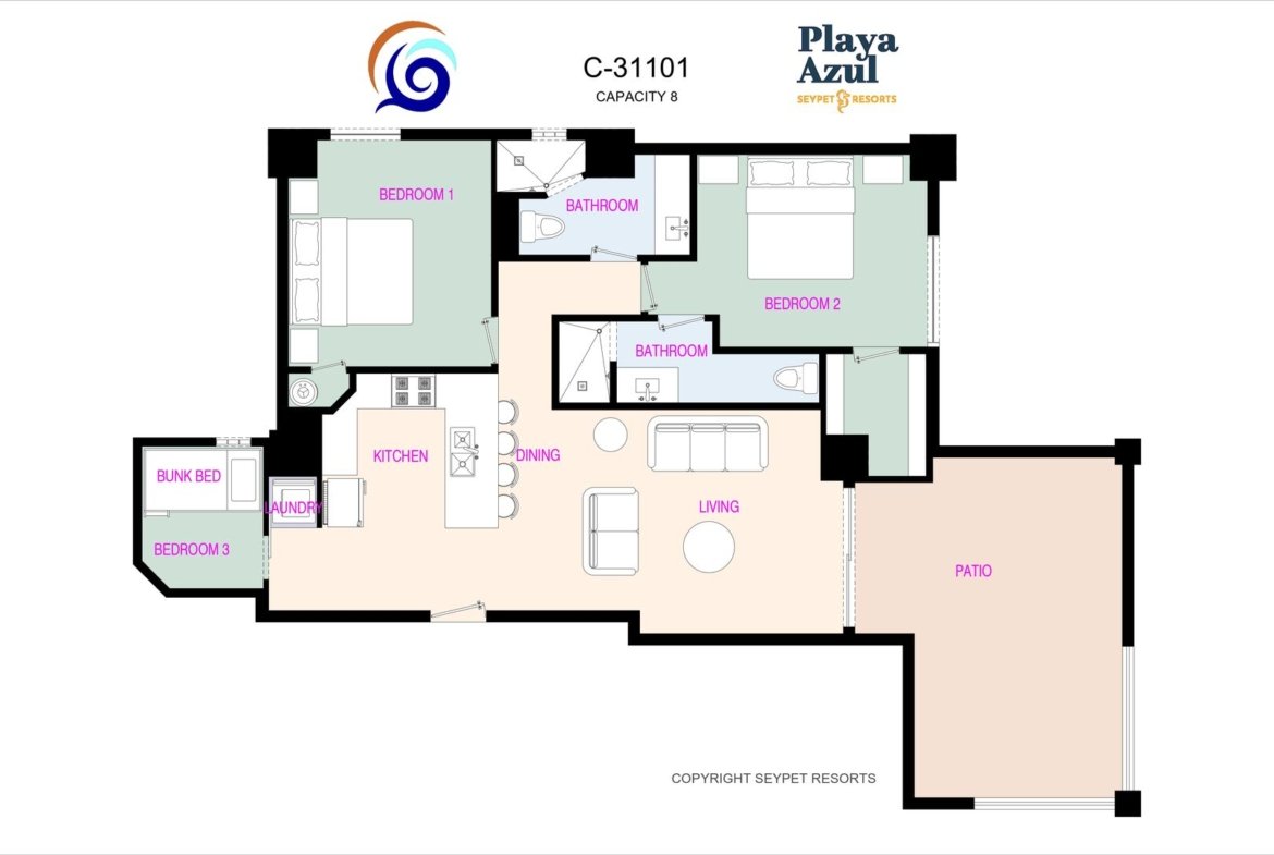 C-31101 | 3 Bedroom